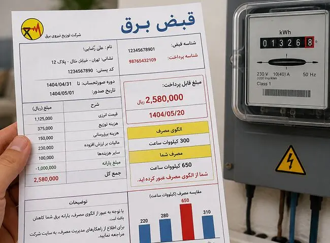 قبض برق چرا در تابستان گران می شود؟ ماجرای کاهش یارانه پرمصرف ها