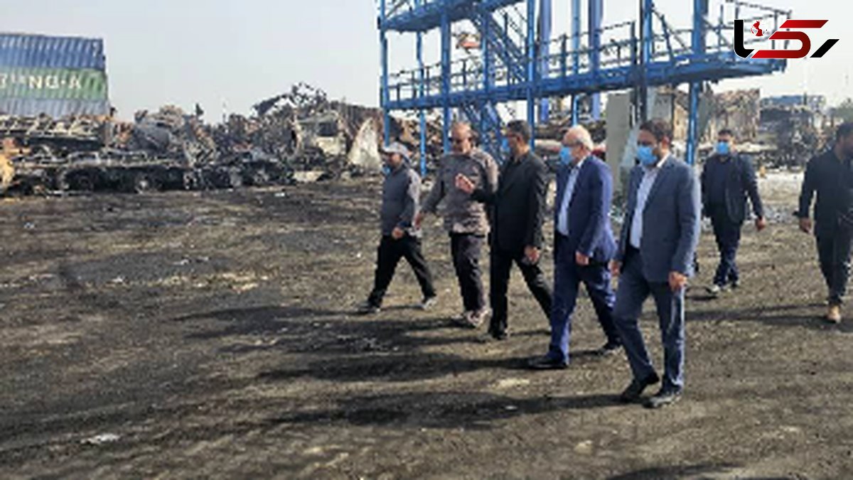 بازدید معاون سیاسی امنیتی دادستان کل کشور از محل انفجار در بندر شهید رجایی/ امیری اصفهانی: فرآیند رسیدگی به پرونده مقصران احتمالی این حادثه باید شفاف و قاطعانه باشد