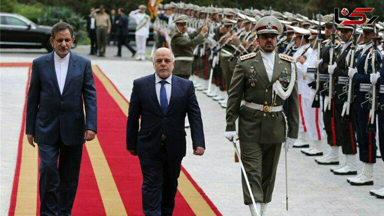 استقبال رسمی جهانگیری از نخست وزیر عراق 
