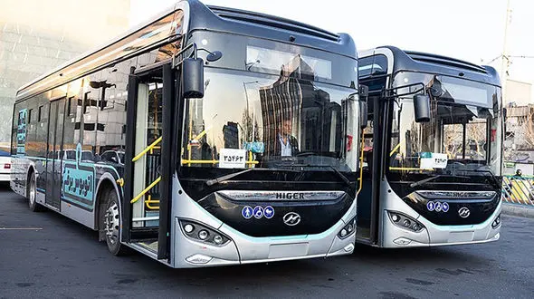 ۱۱۴ اتوبوس برقی از امروز وارد خطوط می شوند