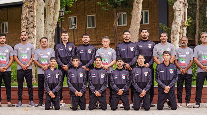 قهرمانی تیم کشتی فرنگی نوجوانان ایران در جهان با یک یار کمتر / فیلم