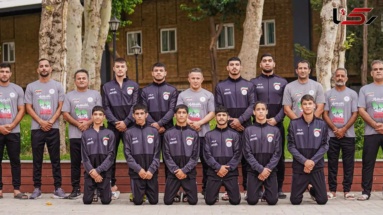 قهرمانی تیم کشتی فرنگی نوجوانان ایران در جهان با یک یار کمتر / فیلم