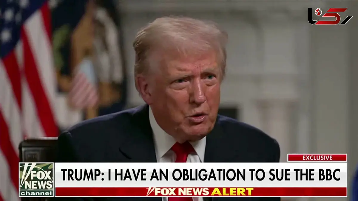 دونالد ترامپ: موظفم از بی‌بی‌سی به خاطر تحریف سخنرانی‌ام شکایت می کنم + فیلم