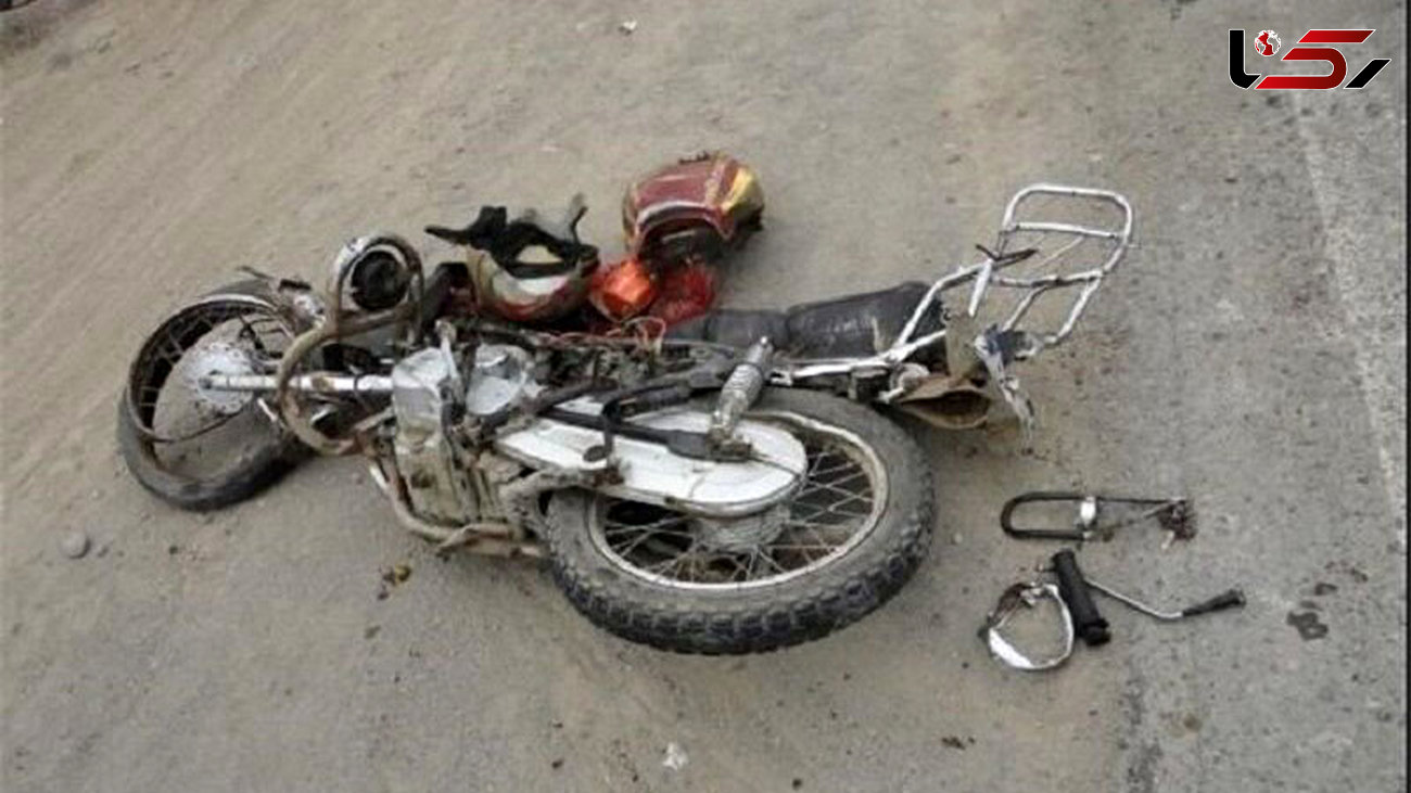 مرگ موتورسوار خوزستانی در تصادف با پژو