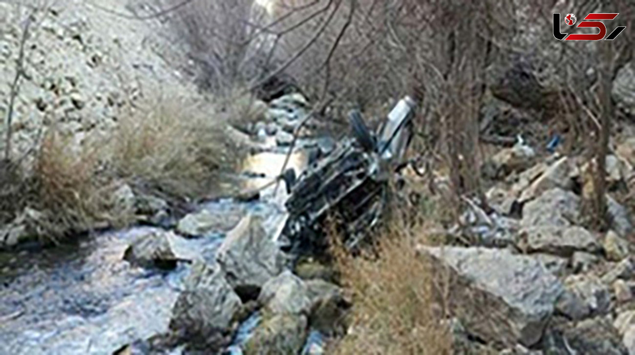  سقوط پراید به دره هراز +عکس