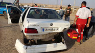 واژگونی مرگبار پژو حامل اتباع غیرمجاز در جاده ایرانشهر