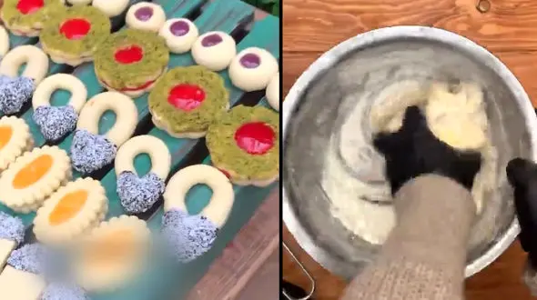 5 مدل شیرینی نوروزی با یک خمیر + فیلم