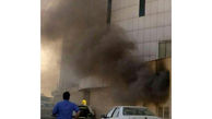 آتش‌سوزی هولناک در برج شهر تبریز + عکس
