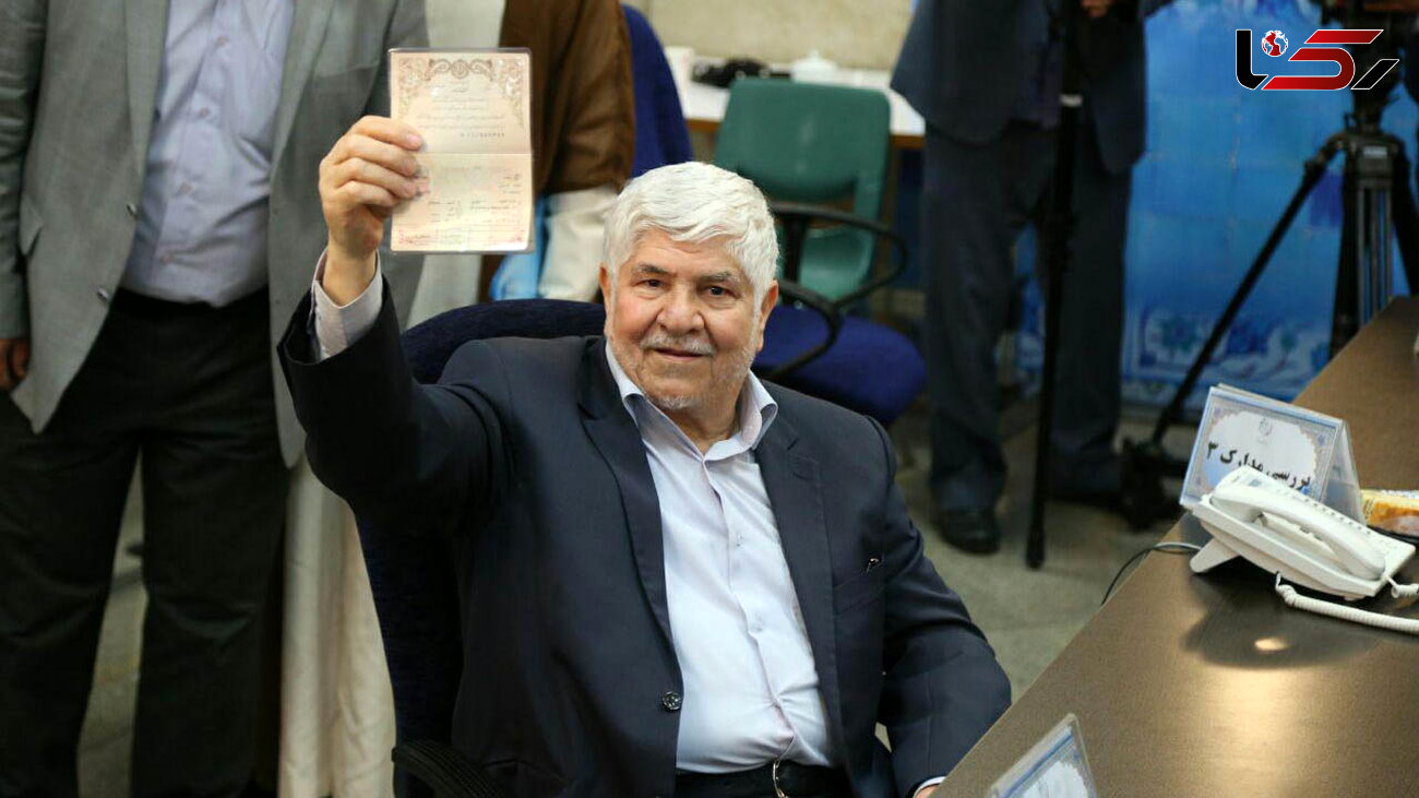 محمد هاشمی رفسنجانی برای ثبت نام ریاست جمهوری آمد+فیلم و عکس
