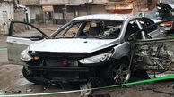 انفجار یک دستگاه سواری هیوندا در آزادراه تهران-قم 