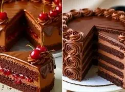 15 مدل دیزاین کیک شکلاتی برای مهمانی های شما؛ شیک و خوش طعم