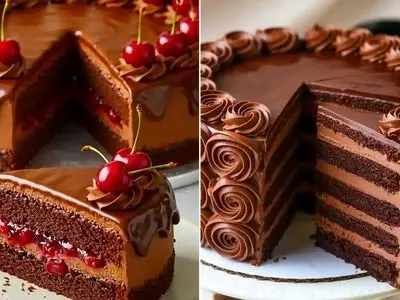 15 مدل دیزاین کیک شکلاتی برای مهمانی های شما؛ شیک و خوش طعم