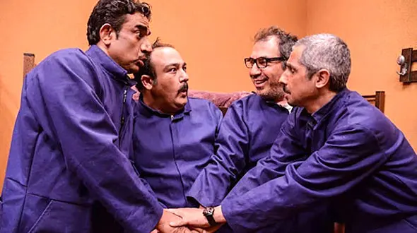 پشت صحنه خیلی خنده دار از سریال در حاشیه/ مثل این سریال دیگه ساخته نمیشه+ فیلم