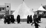 فیلم مراسم خیمه سوزان محله پنجه شاه کاشان/ خیمه ای که آتش گرفت و عزادارانی که بر سر و صورت می کوبند 