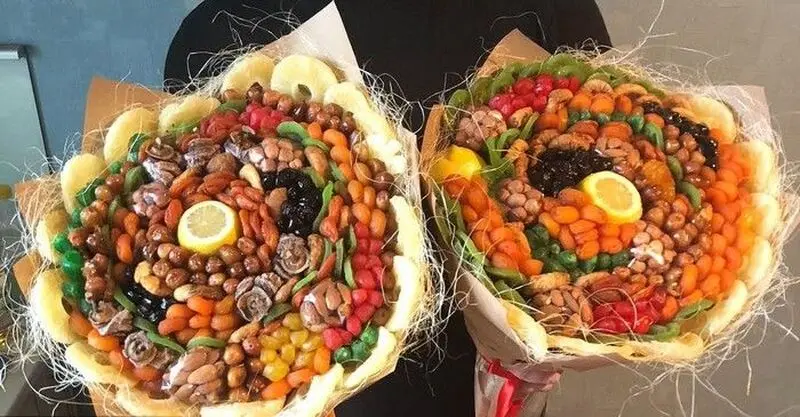 تزیین آجیل، میوه خشک و خشکبار عروس برای نوروز 1405
