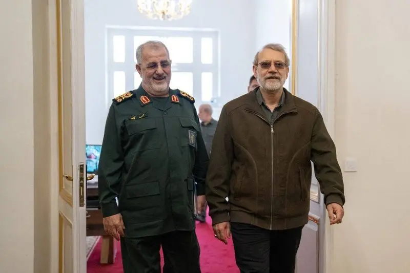 دیدار مهم علی لاریجانی با فرمانده کل سپاه پاسداران