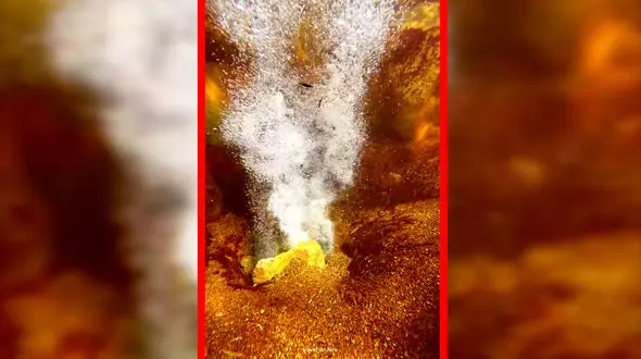 فیلم / چشمه جوشان گراوان در سردشت