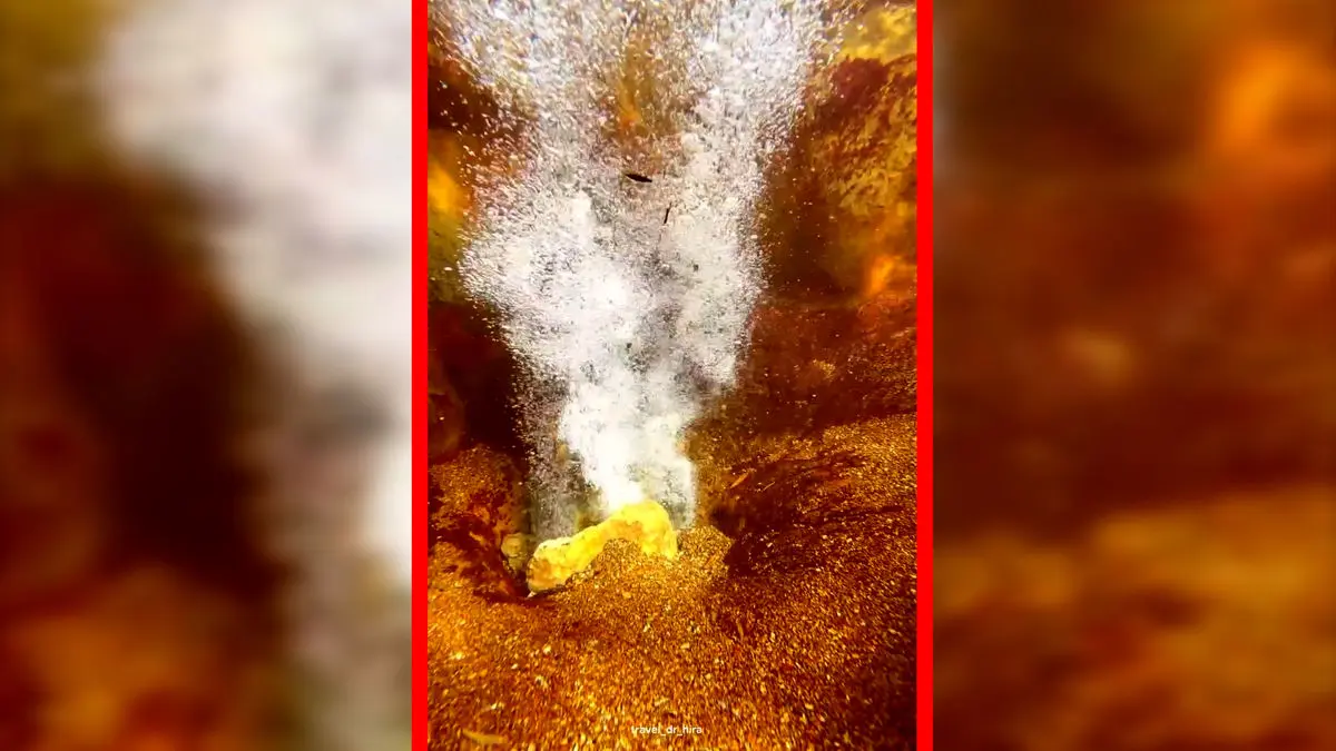 چشمه جوشان گراوان در سردشت