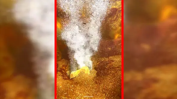 فیلم / چشمه جوشان گراوان در سردشت
