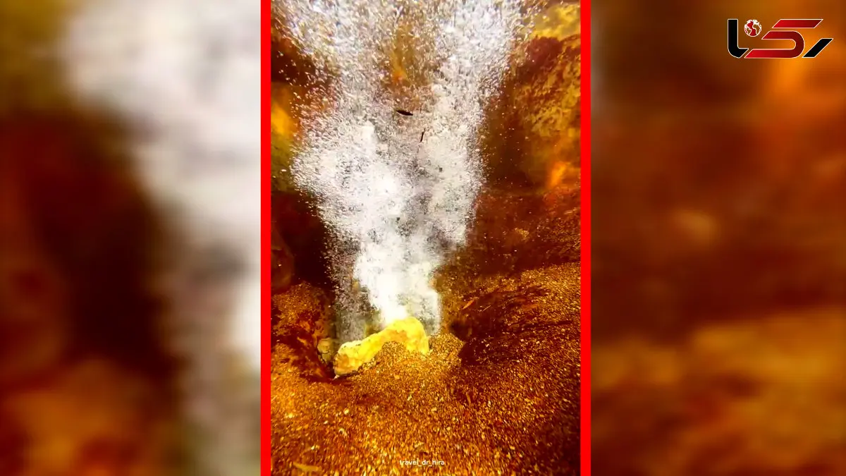 فیلم / چشمه جوشان گراوان در سردشت