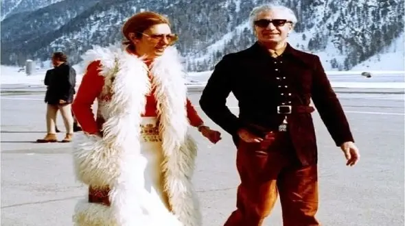 عکس سفر به ایام قدیم سال 1343 / عکاسی های محمدرضا پهلوی و فرح دیبا در پیست اتریش ...