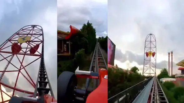 ببینید /  سریع‌ترین و بلندترین «ترن هوایی» اروپا + فیلم 