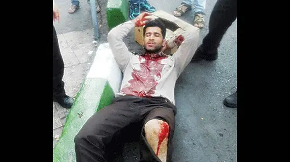 دستفروش های تجریش 5 مامور سد معبری شهرداری را کتک زدند + عکس