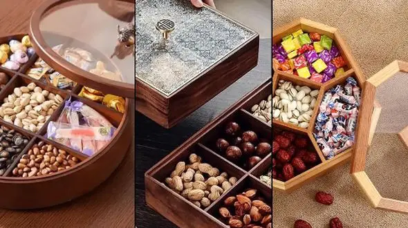 ایده‌ های خلاقانه باکس رومیزی برای شیرینی، شکلات و آجیل