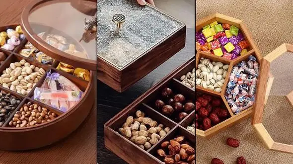 ایده‌ های خلاقانه باکس رومیزی برای شیرینی، شکلات و آجیل