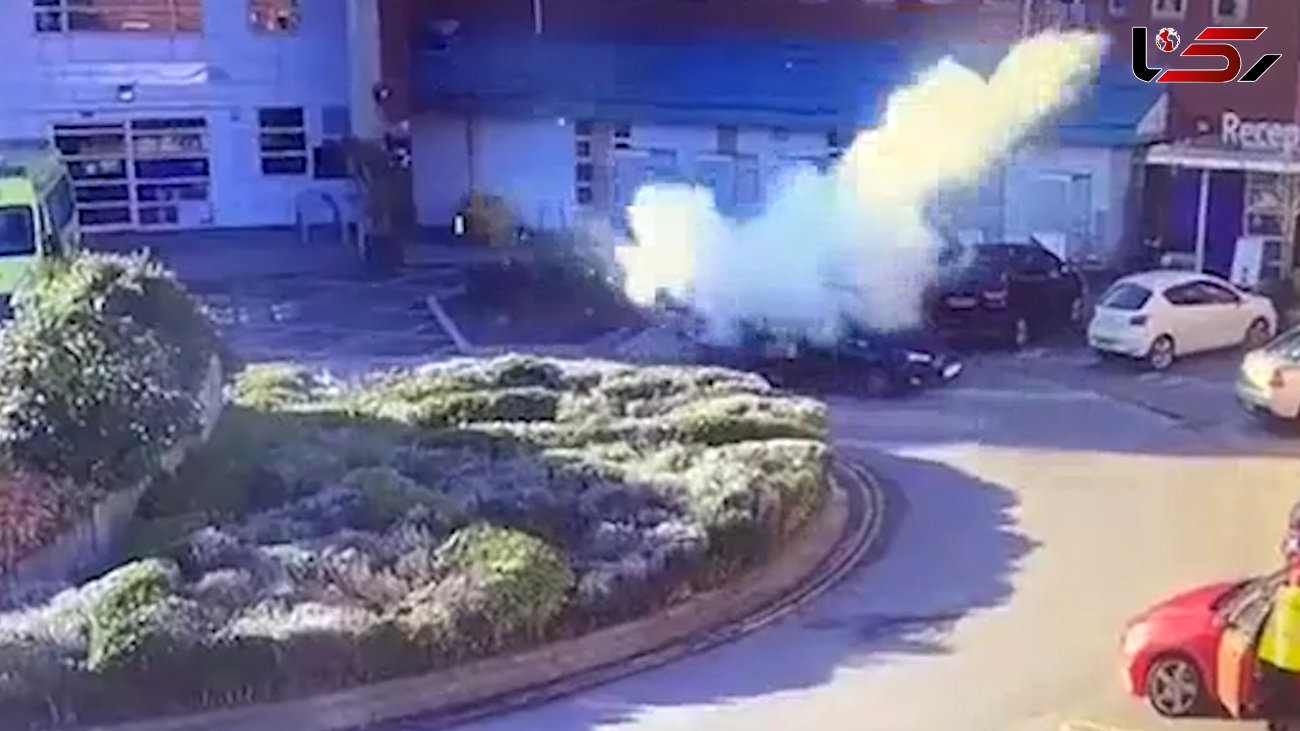 فیلم لحظه انفجار خودرو در عملیات انتحاری  