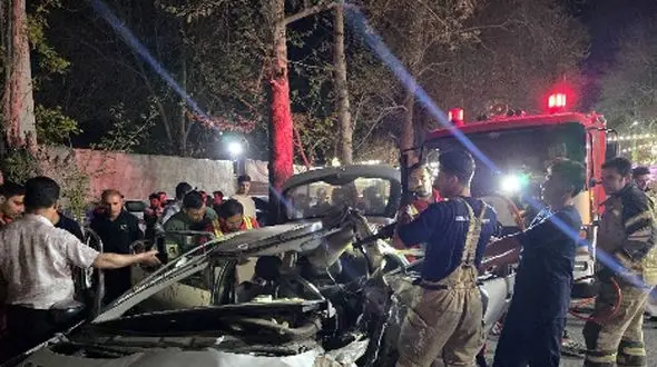 سه کشته در تصادف مرگبار پژو ۲۰۶ در فیروزآباد تهران