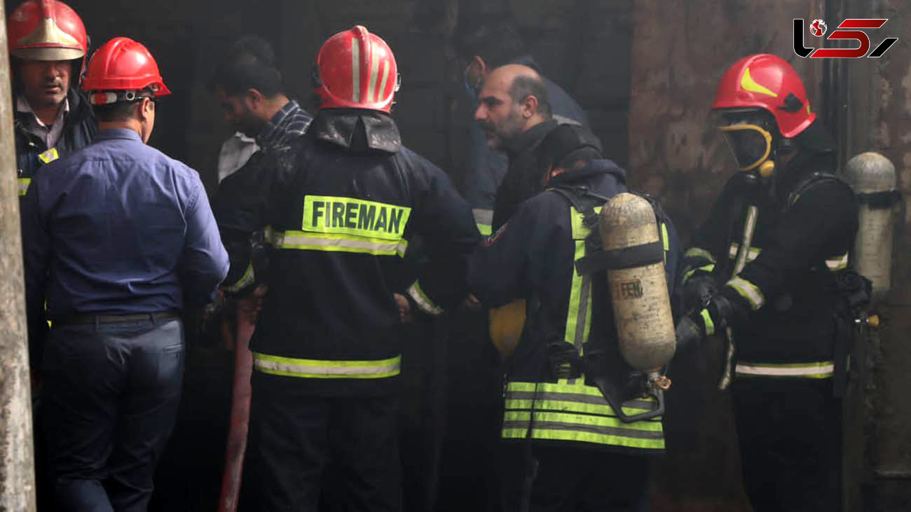 آتش سوزی در کارخانه تصفیه روغن زاهدان