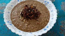 طرز تهیه آش گوشت بوشهری با گوشت و لوبیا قرمز؛ خوشمزه و مقوی