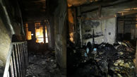 خانه مسکونی در لار آتش گرفت 