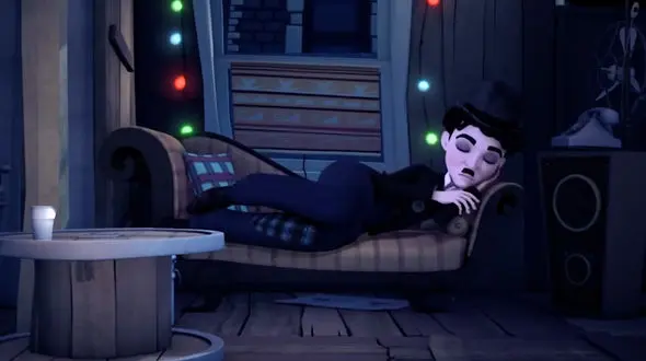 فیلم داستان کوتاه و خنده دار چارلی چاپلین با عنوان نمایش کک