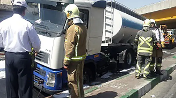 نشت گازوئیل در میدان خراسان 