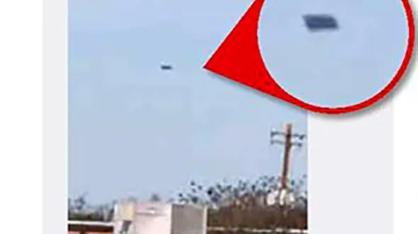 تصویر شئ ناشناس در آسمان وحشت به راه انداخت+ عکس 