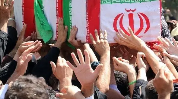تشییع پیکر شهید امنیت «سروان رضا صیادی» در شوش