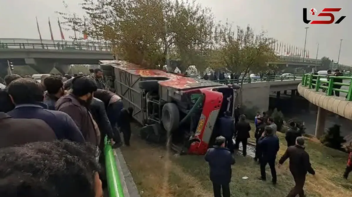 سناریوی تکراری مرگبار واژگونی اتوبوس مسافربری / برای دومین بار در کردستان