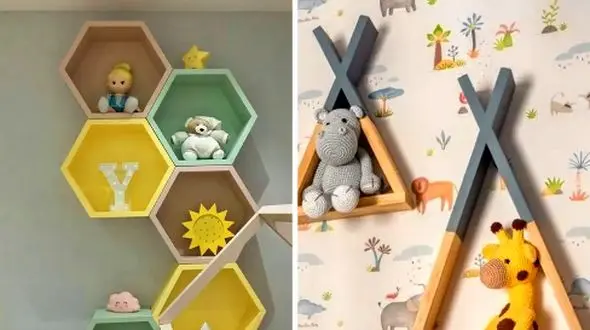 جدیدترین مدل‌های شلف اتاق کودک؛ 14 طرح عالی برای زیباسازی فضای کودک