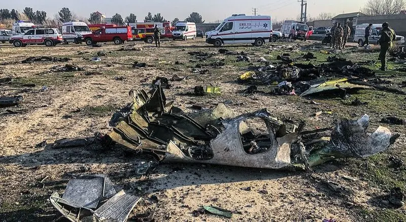 تصاویر : سقوط هواپیمای اوکراینی