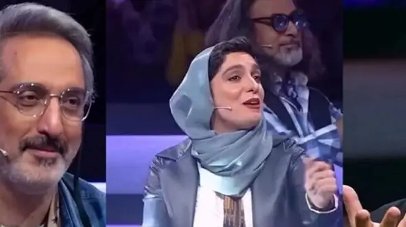 فیلم / ببینید الیکا عبدالرزاقی چطوری ادای امیر مهدی ژوله رو درمیاه 