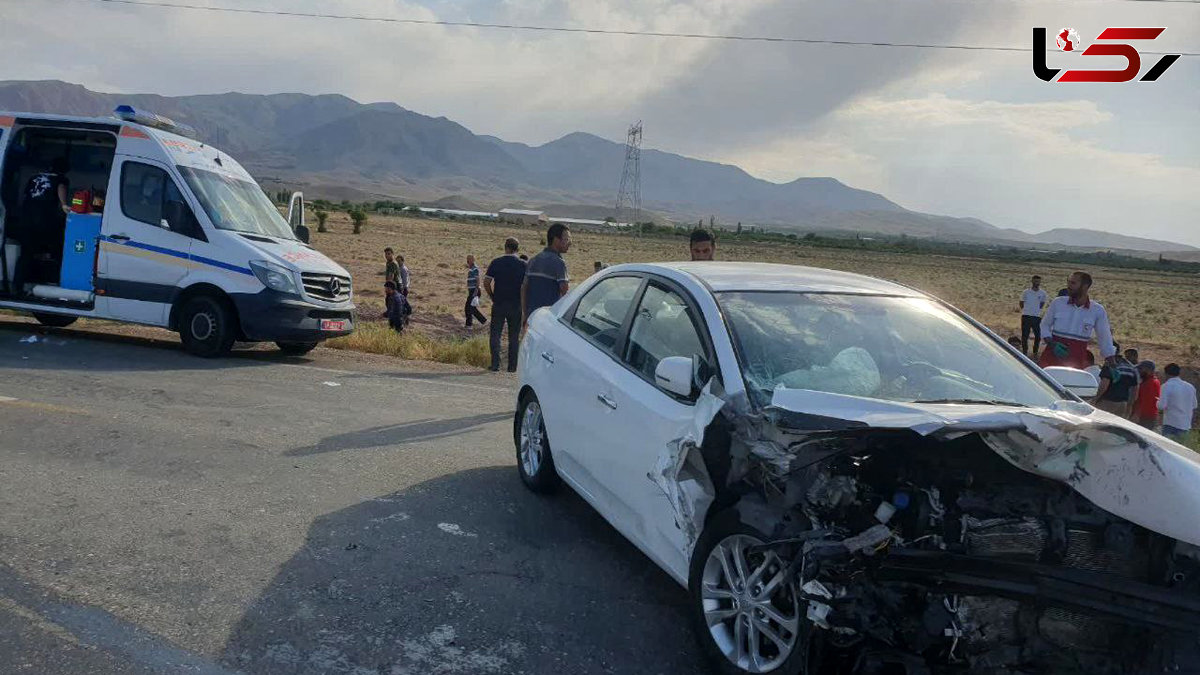 مرگ تلخ پدر و پسر کرمانی بر اثر تصادف در جاده