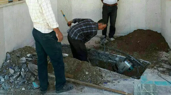 آماده سازی مزار مطهر شهید محسن حججی +عکس