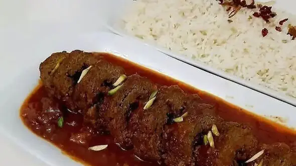 رولت گوشت یک غذای خوشمزه و شیک 