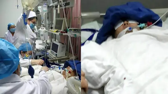 مرگ پزشک فداکار ازشدت خستگی+ تصاویر