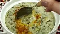 طرز تهیه آش ماست به روش کردی / فیلم