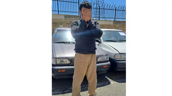 فرار قاتل به خاطر ترس از اعدام  + عکس پس از بازداشت در مخفیگاه امن 