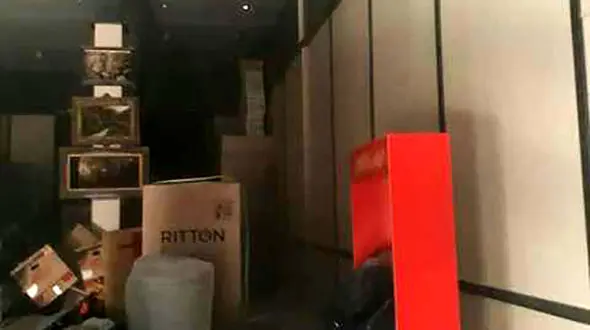 حریق هولناک فروشگاه لوازم خانگی در شوش+ عکس