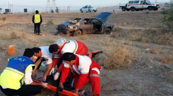 واژگونی پژو در محور طرود_شاهرود ۲ کشته بر جای گذاشت